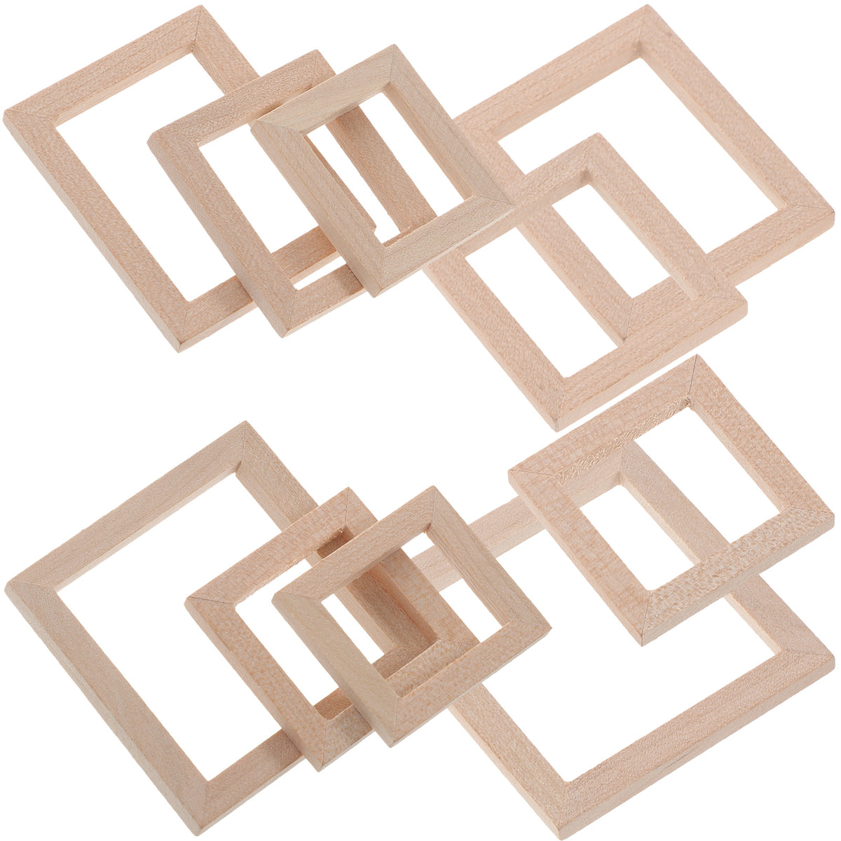 10 Pcs Solid Wood Doll House Miniature Kit J946287