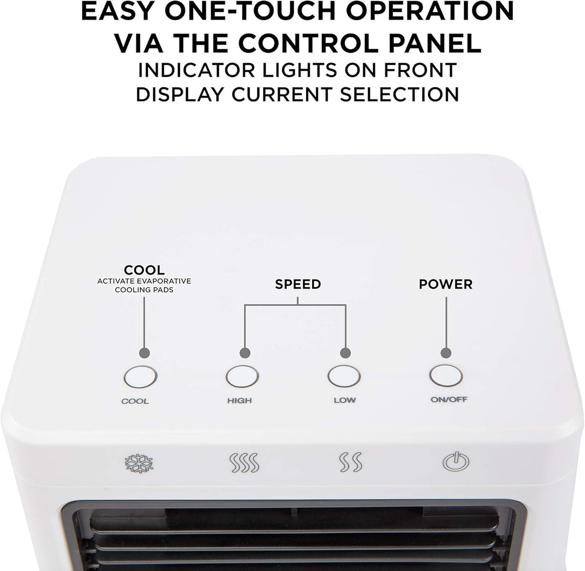 Mini Air Cooler with 2-Speed Fan R1595
