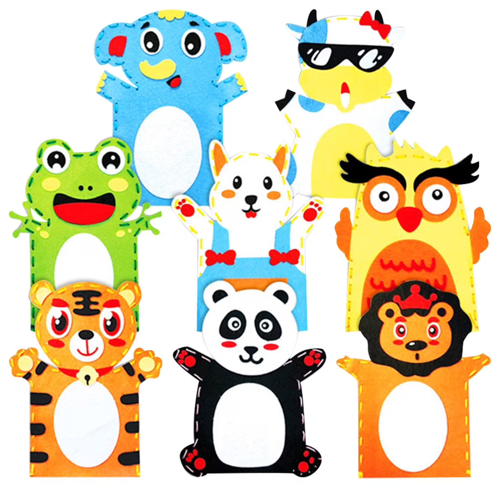 8PCS DIY Doll Making Kit Fabric Weaving Educational Toys Y413
