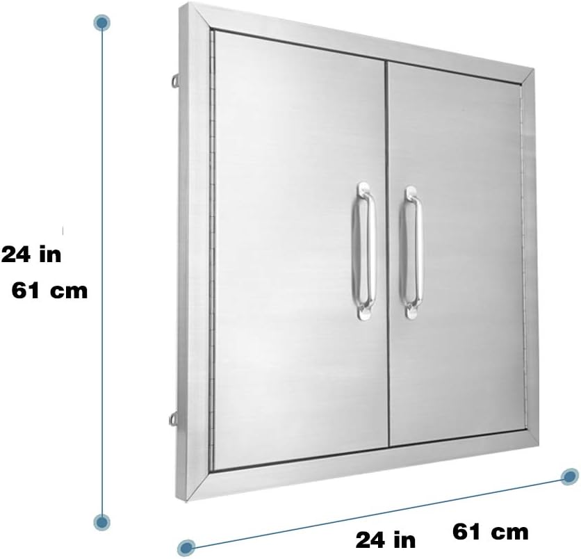 39 W X 26 H Stainless Steel Double Access Door K9890