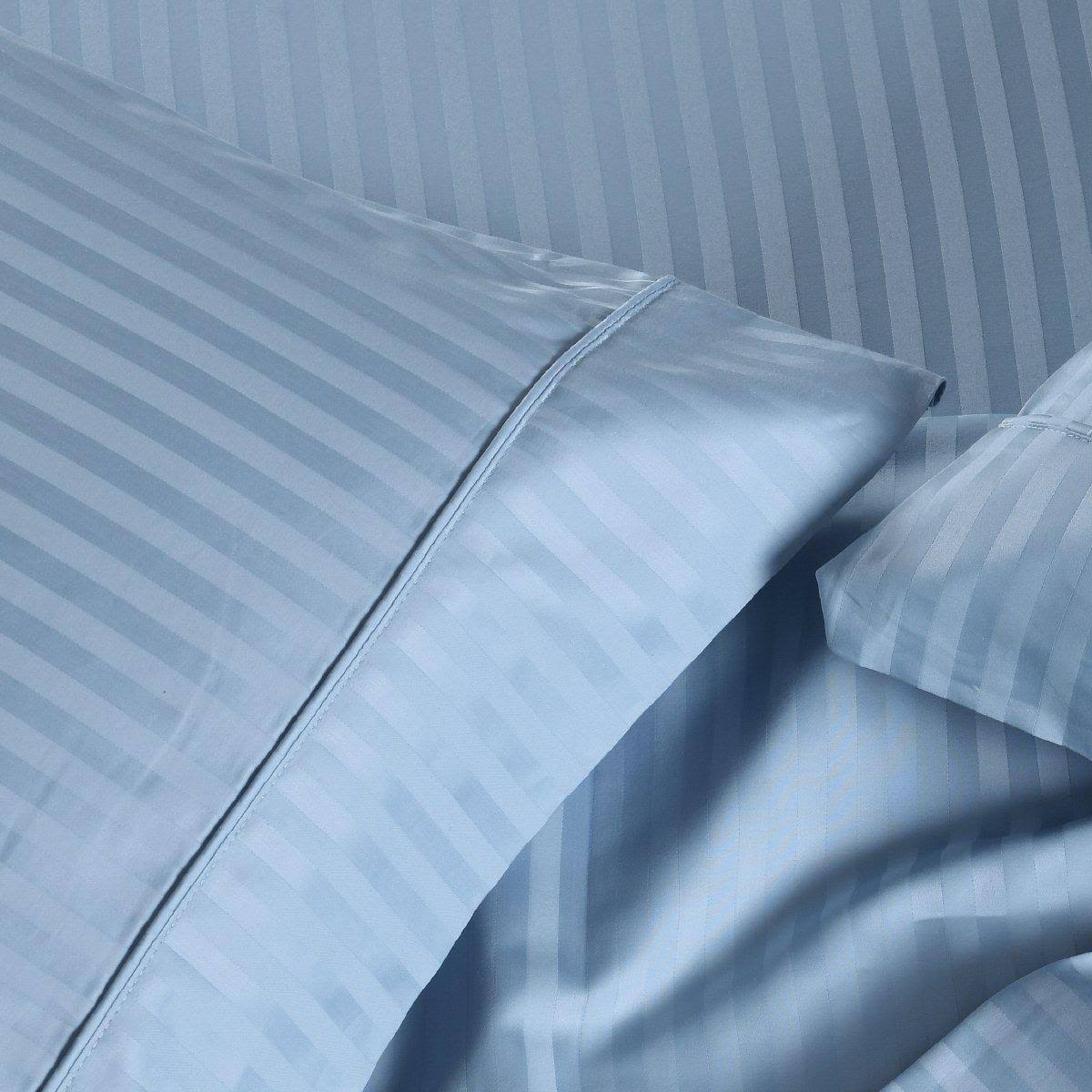 King / Ivory Striped Sheet Set C362