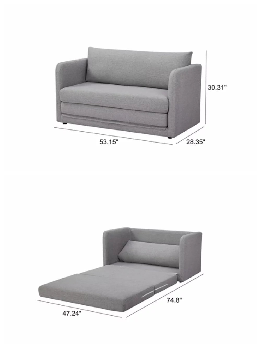 Polyester Sleeper Sofa F5643