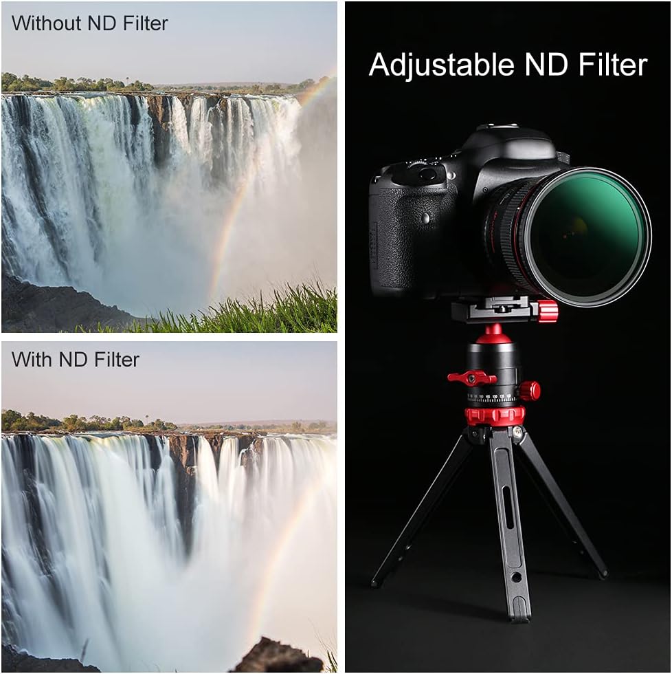 58mm Variable ND Filter ND8-ND128 3-7 Stop Y95315