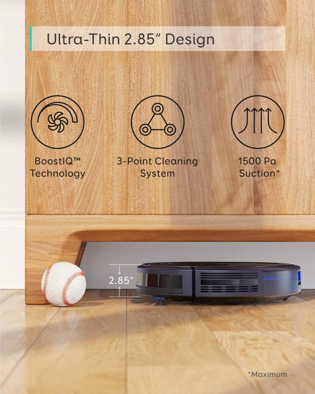 Wi-Fi Connected Robot Vacuum J14493