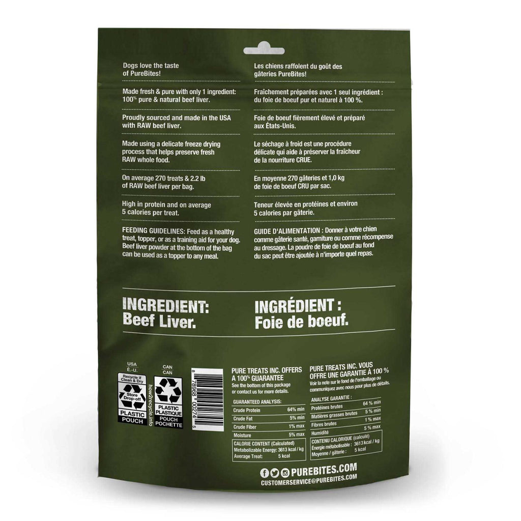 Freeze Dried Beef Liver Dog Treats Y110598
