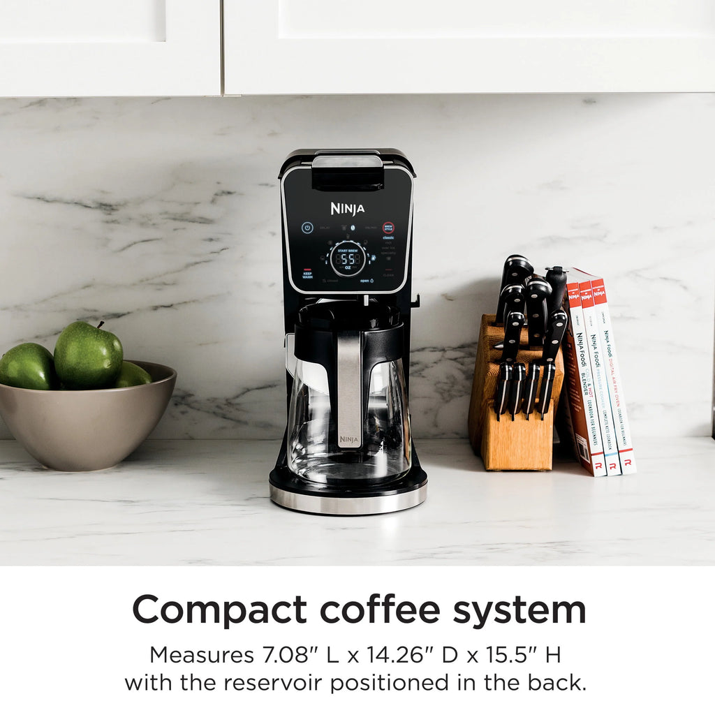 Single-Serve 12-Cup Glass Carafe Coffee Maker L2914