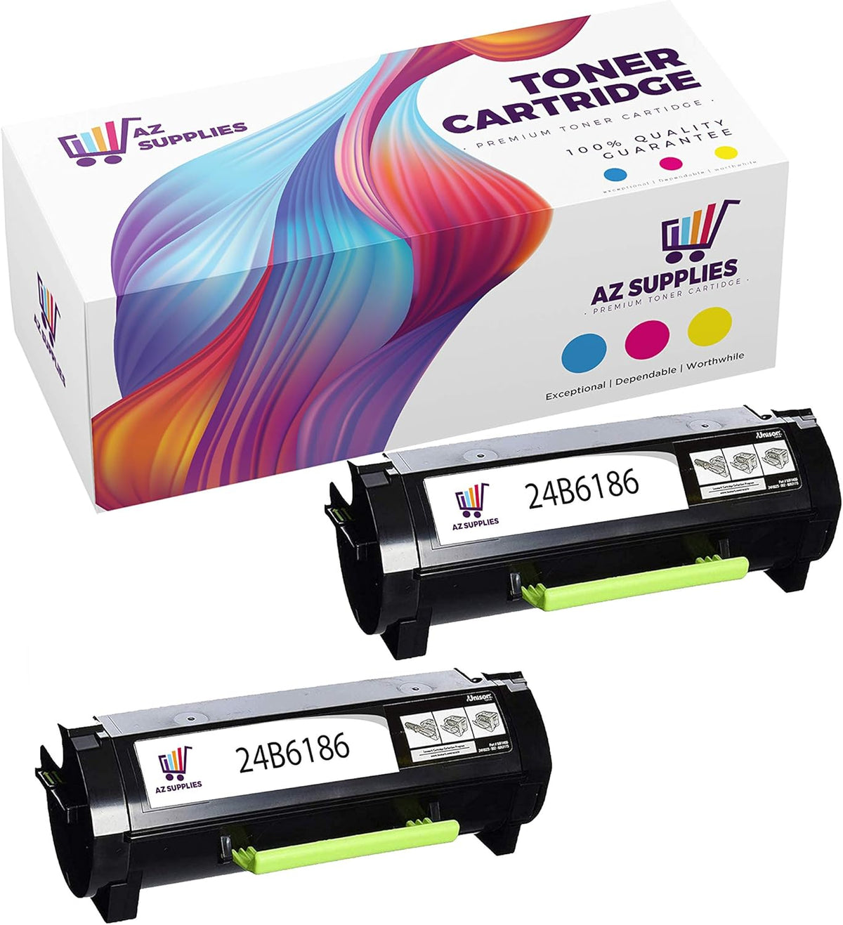 Black Toner Cartridge 2 Packs W868