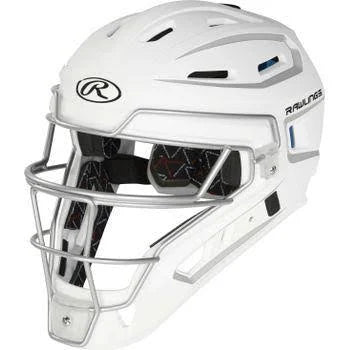 Maroon White Two-Tone Catcher's Helmet R80132