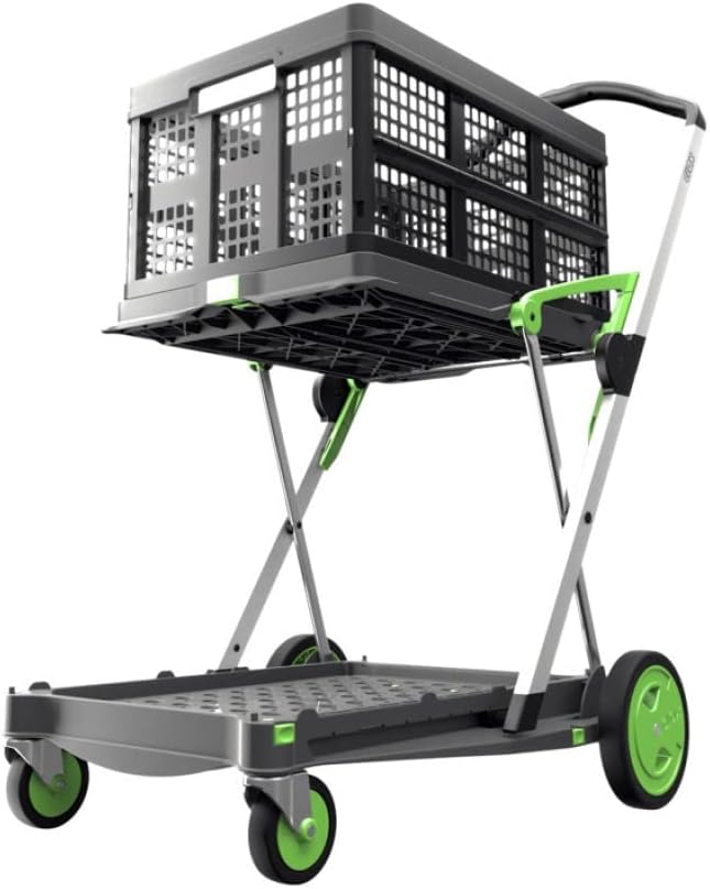 Collapsible Cart with Storage Crate (Black) L28591