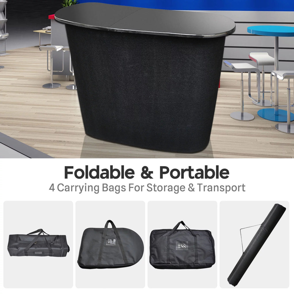 Portable Pop Up Podium Counter Table Stand C1488