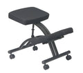 Black Memory Foam Knee Chair with Casters R939