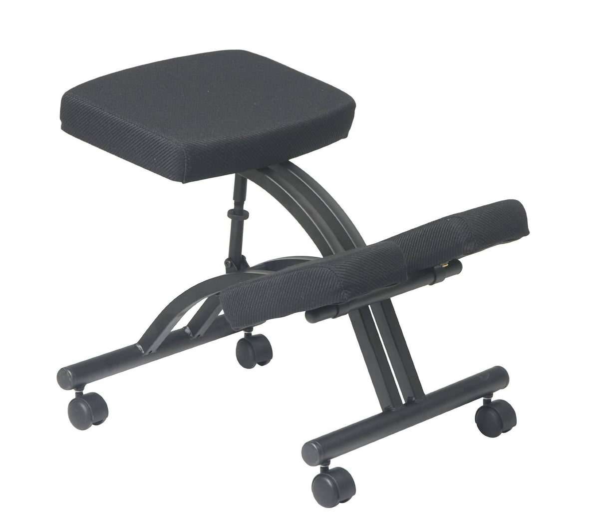 Black Memory Foam Knee Chair with Casters R939