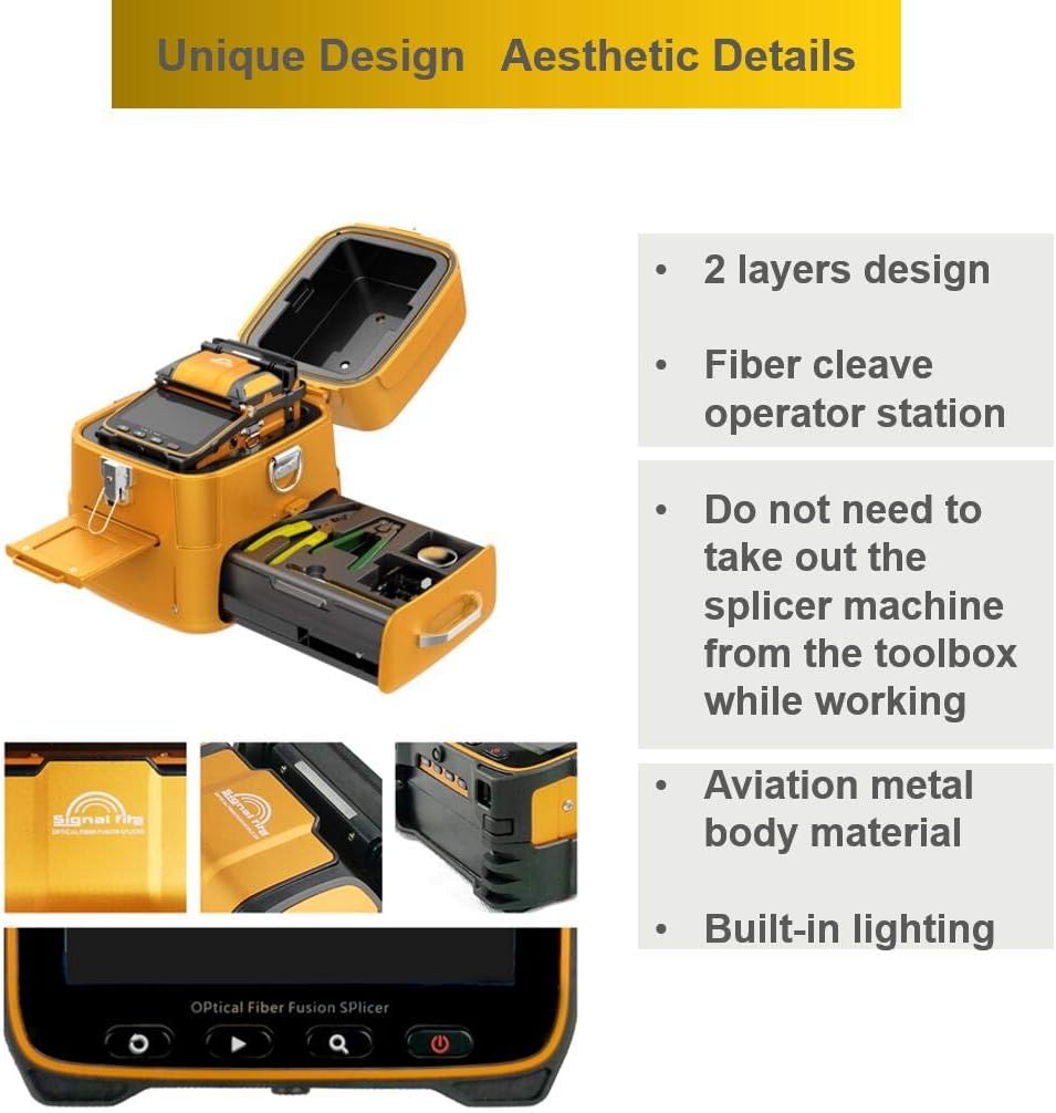 Fusion Splicer Toolbox Kit with Auto Focus and 6 Motors J889993