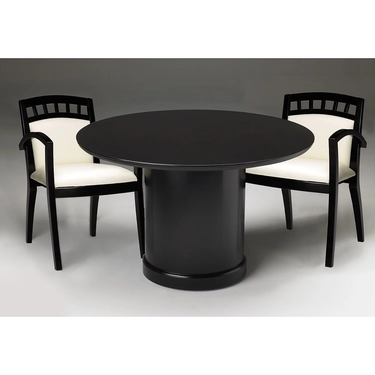 Espresso Round Conference Table with Column Base X4709