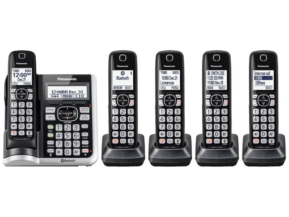 5 Handset Cordless Phone with Answering Machine N558535