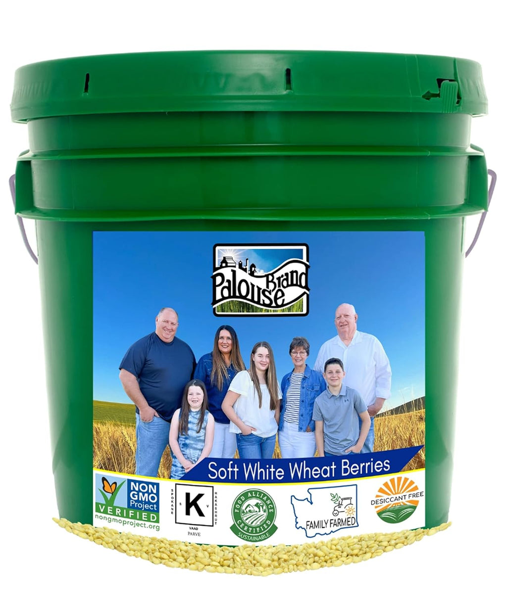 25 LBS Soft White Wheat Berries N4780