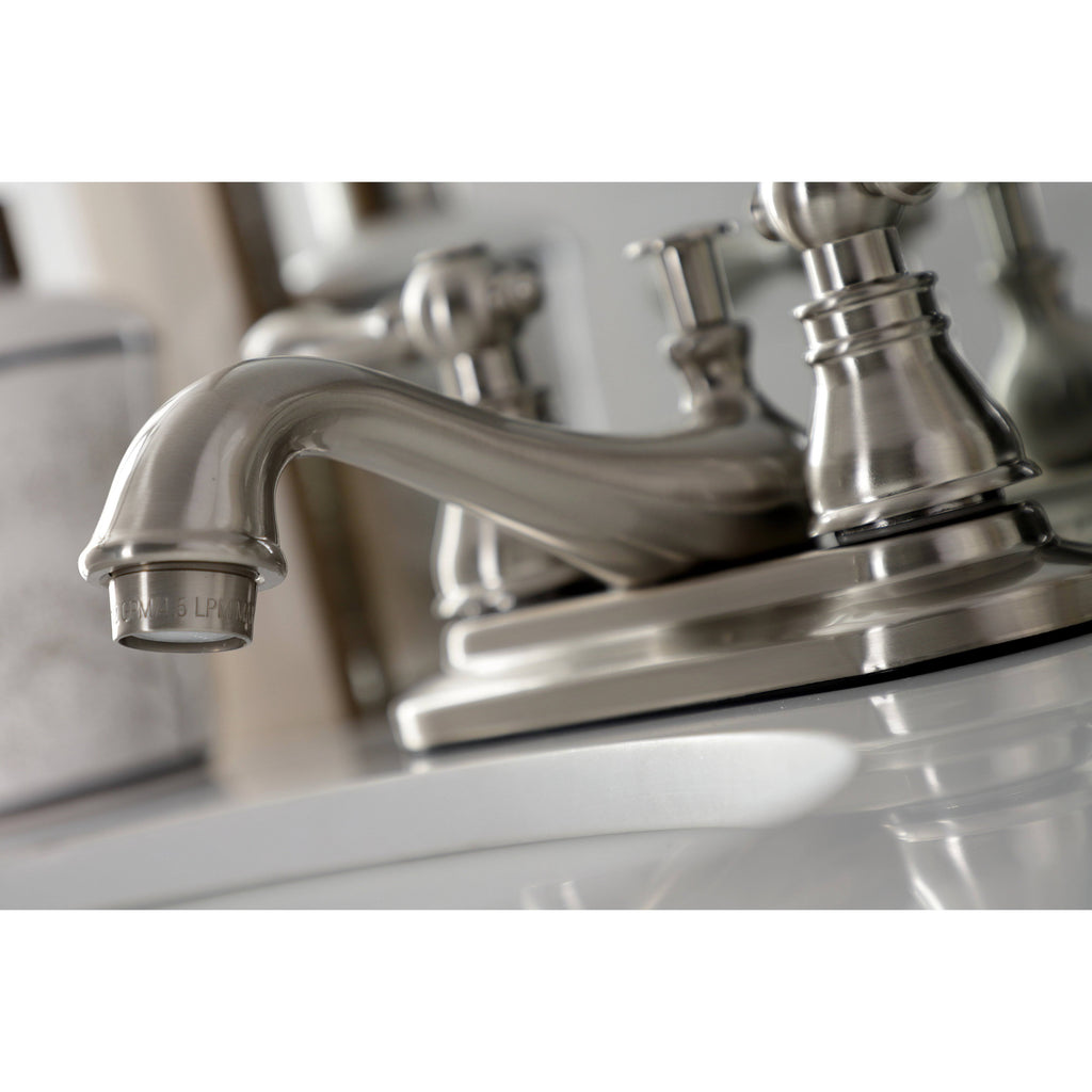 Matte Black 4x22 Centerset Bathroom Faucet R967676