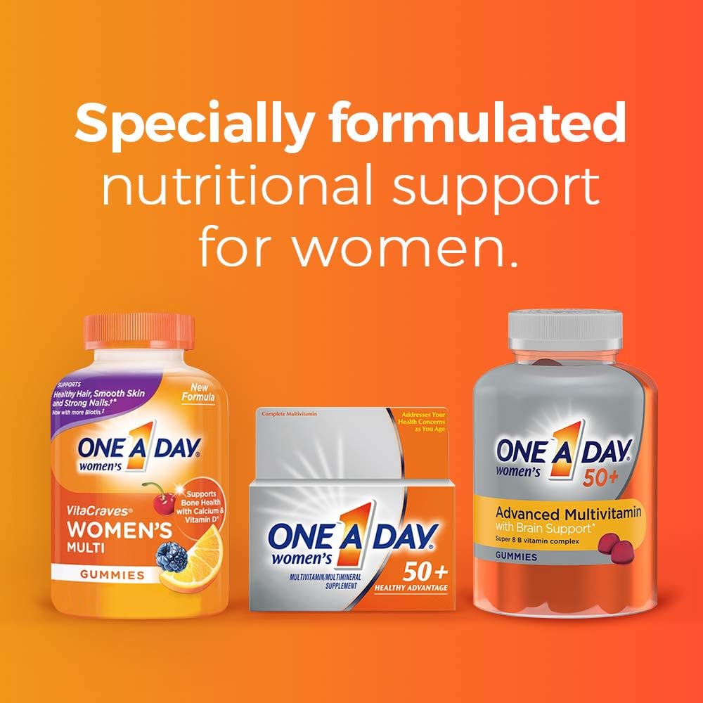 Women's 50+ Advanced Multivitamin Gummies, 110 Count M917
