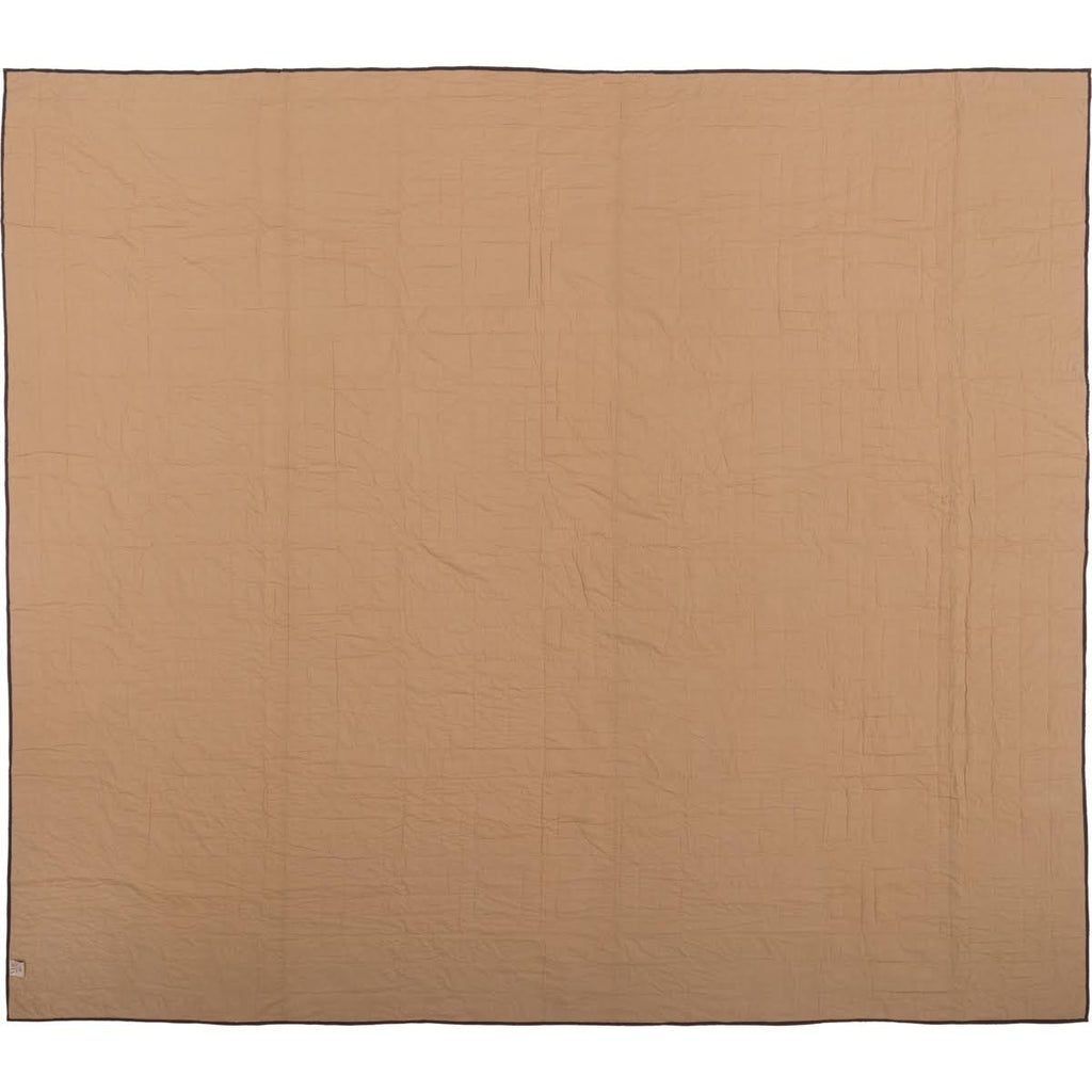Black Check California King Quilt S2761