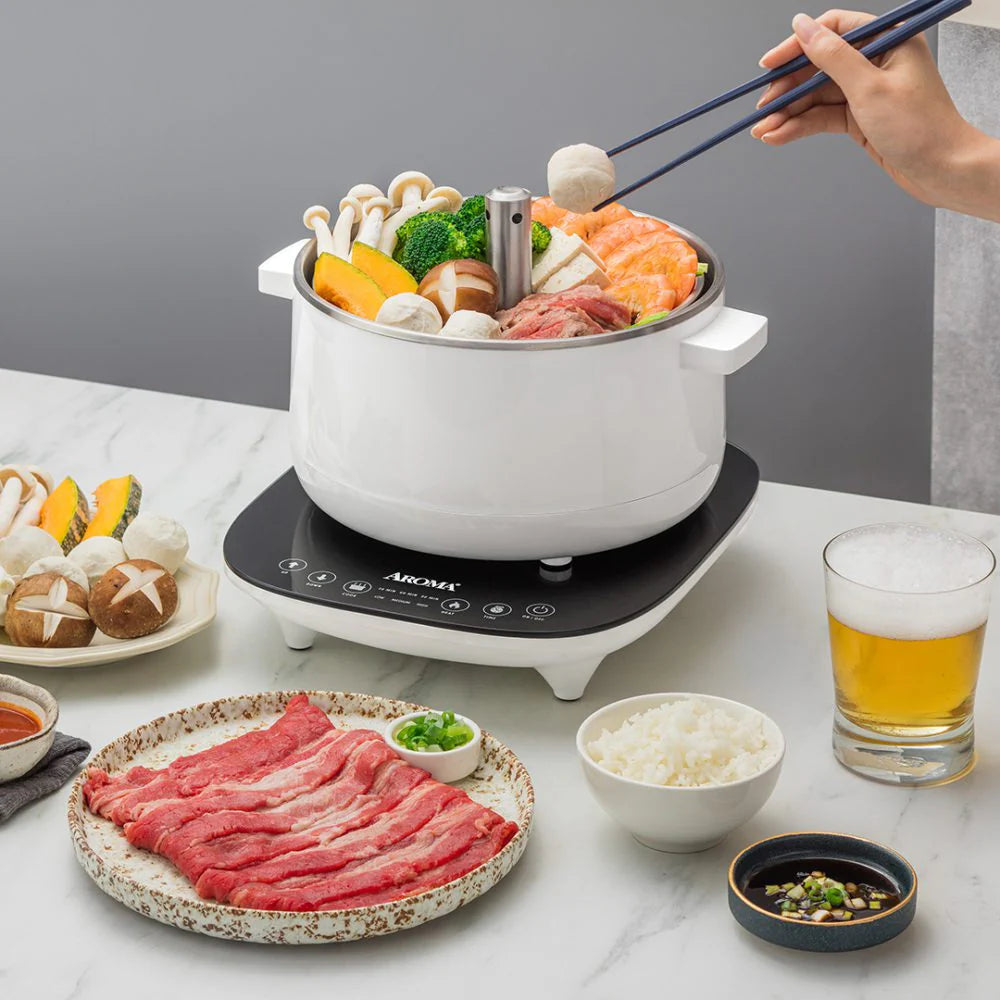 2.5L 1200W Hot Pot & Steamer W619782