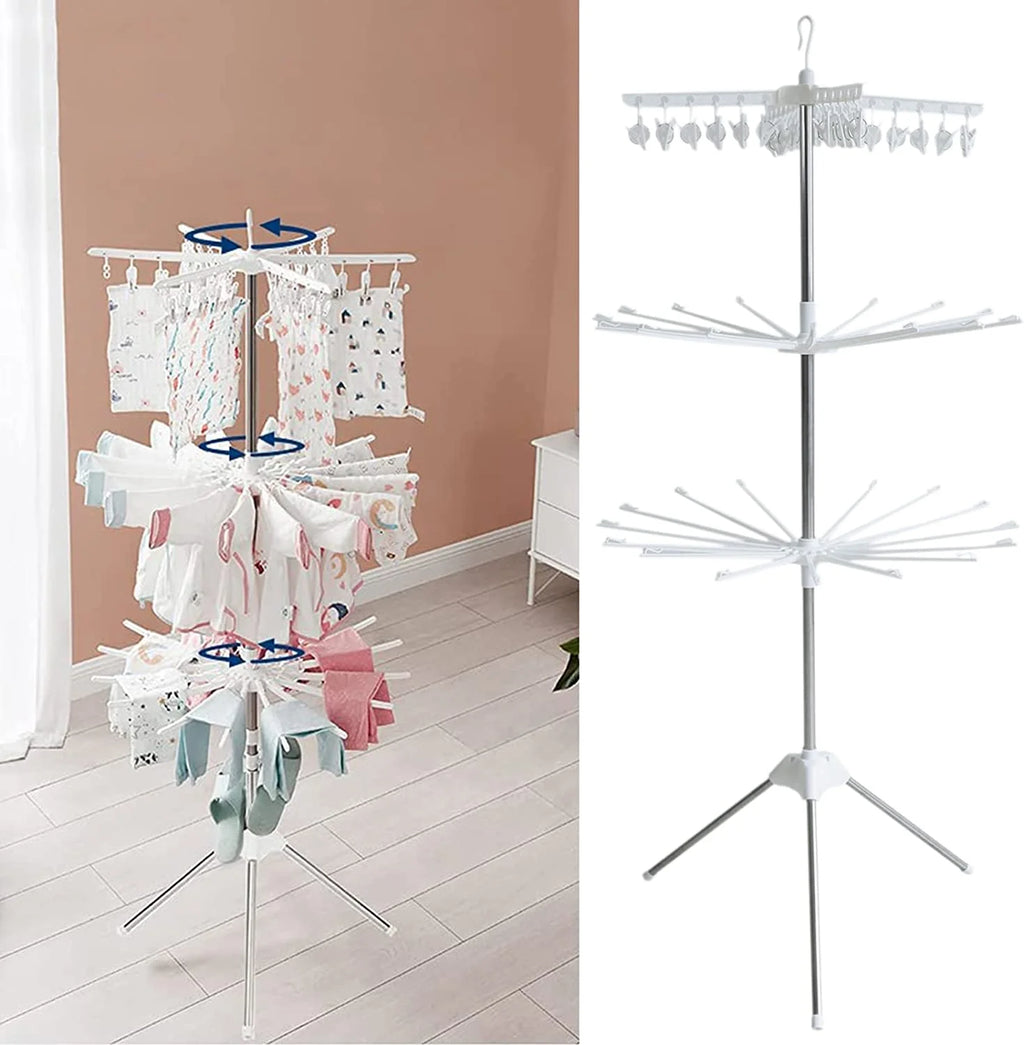 360 °Rotation Tripod Drying Rack Laundry Hanger Y6537