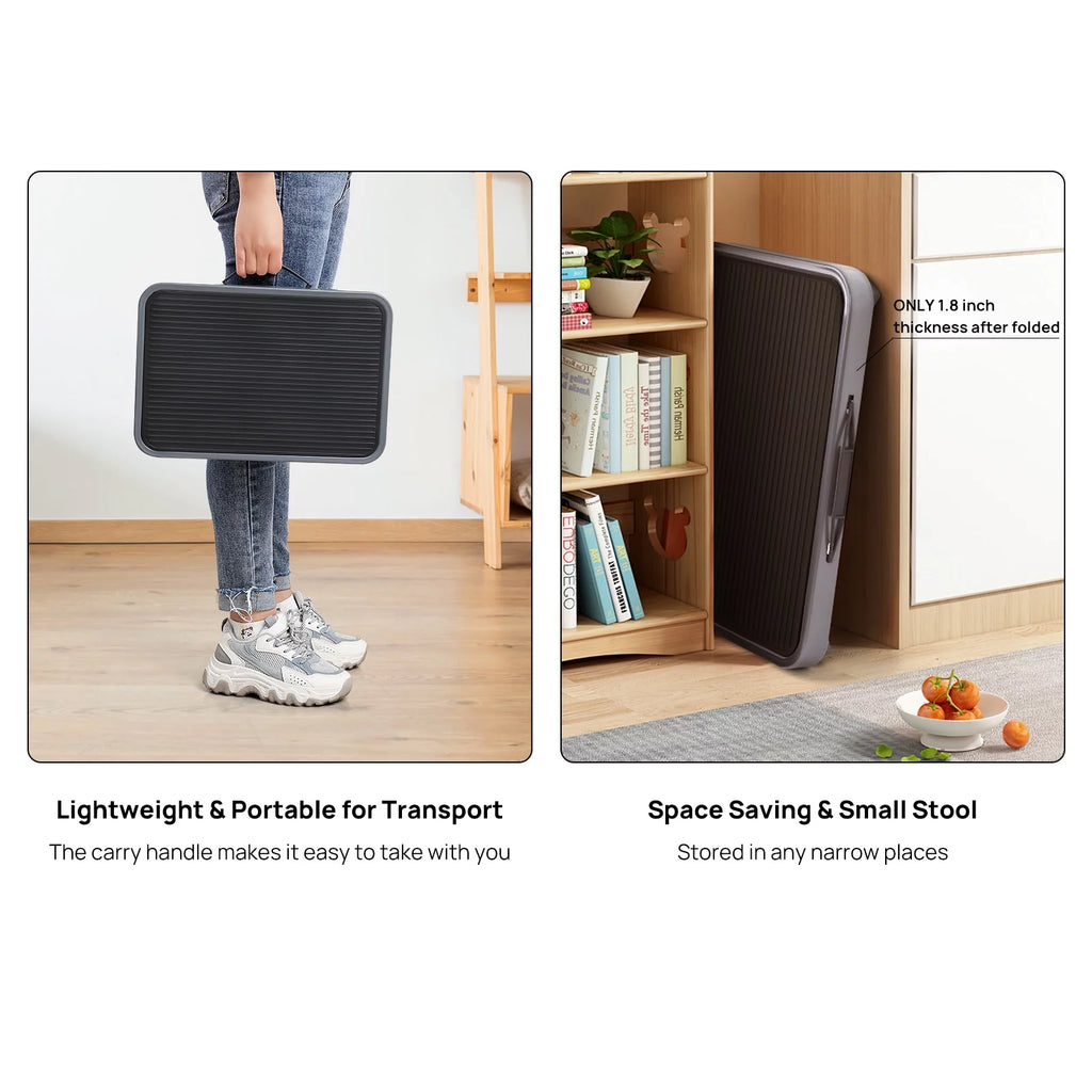 Lightweight Folding Steel Step Stool 330-Pound Capacity O817