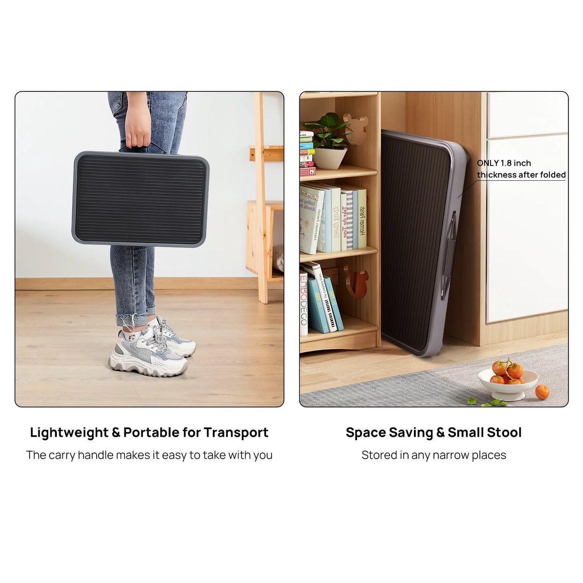 Lightweight Folding Steel Step Stool 330-Pound Capacity O817