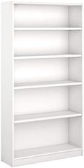 5 Shelf Bookcase in Pure White J658479