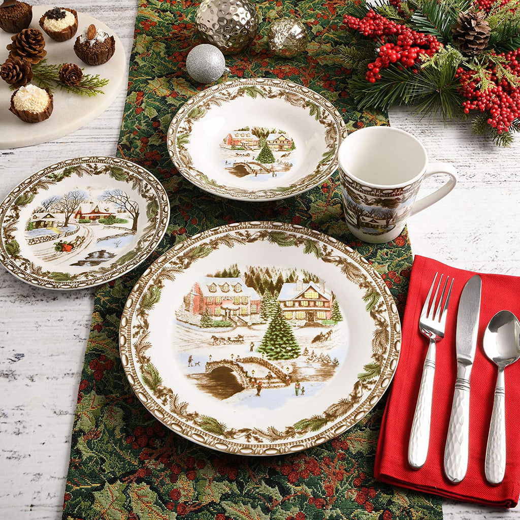 16 Piece Multicolor Dinnerware Set R38521