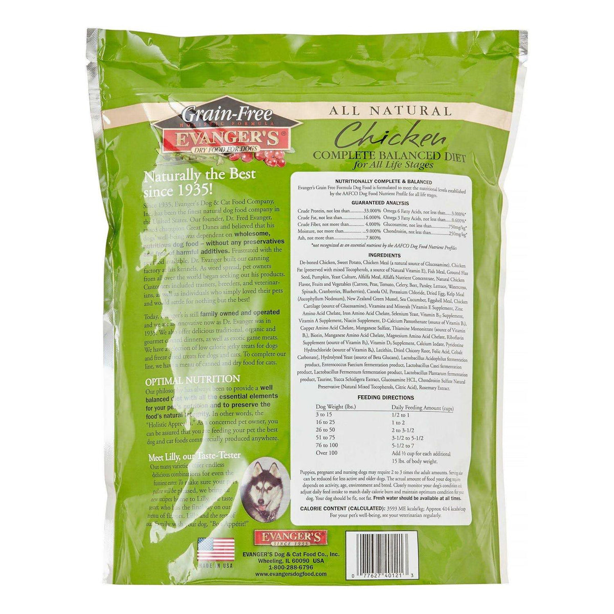 Chicken Sweet Potato & Pumpkin Grain Free Dry Dog Food S50596