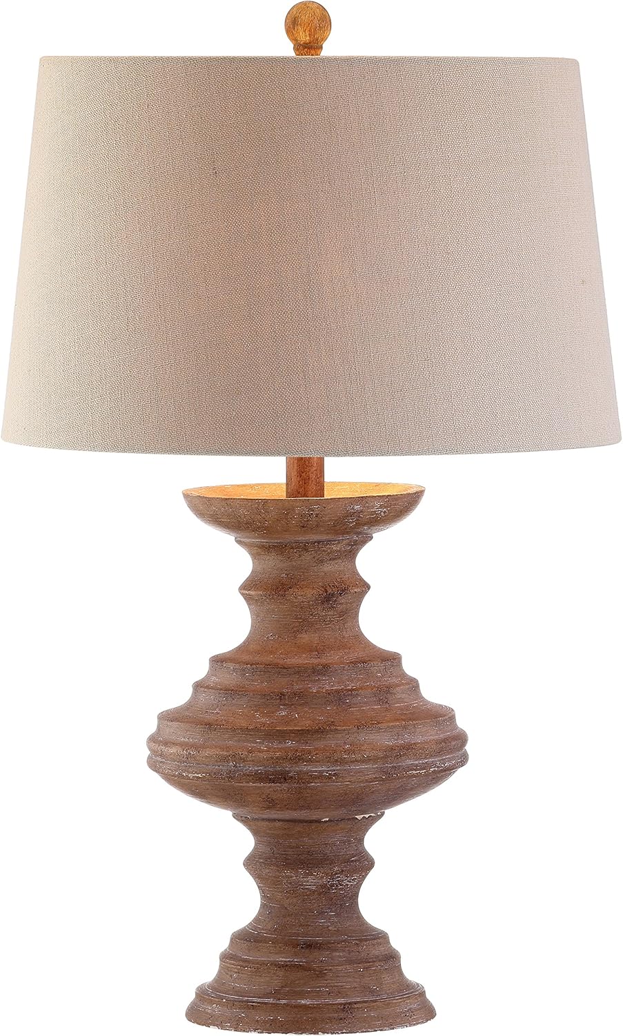 Brown Resin LED Table Lamp P716