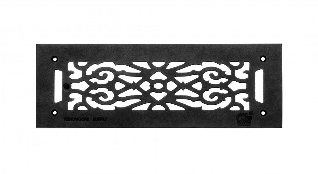 Cast Victorian Heat Air Grille 5 1/2x22 x 16x22 Z519