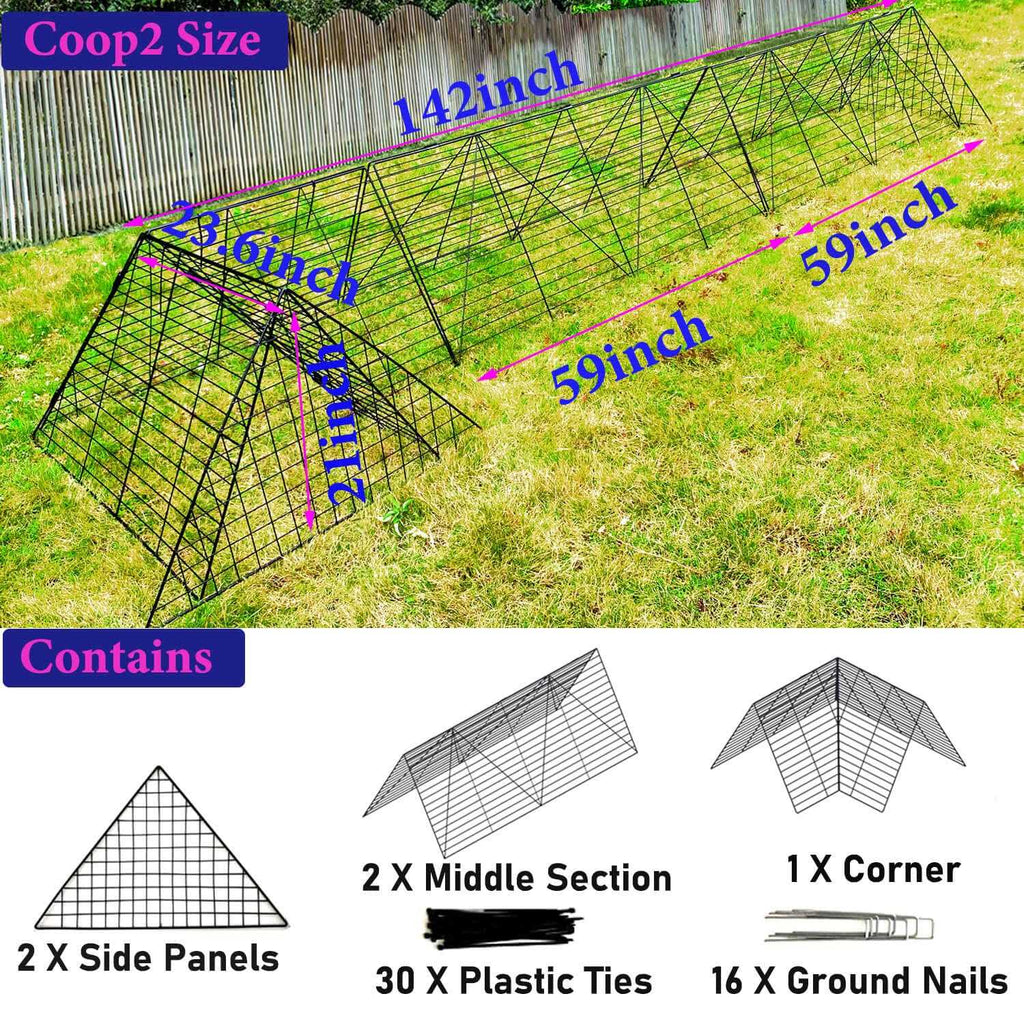 Chicken Tunnels for Yard A439