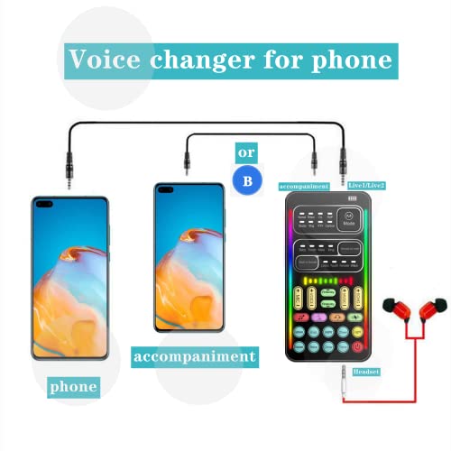 Portable Voice Changer Sound Card V385112
