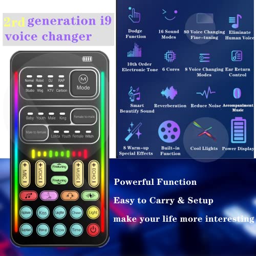 Portable Voice Changer Sound Card V385112
