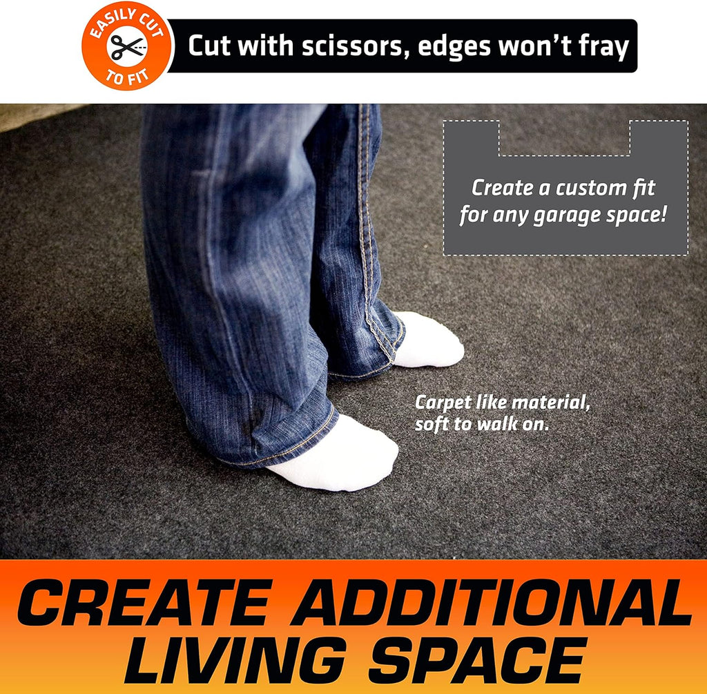 Charcoal XL Garage Floor Mat (22' x 8'10") Z8578
