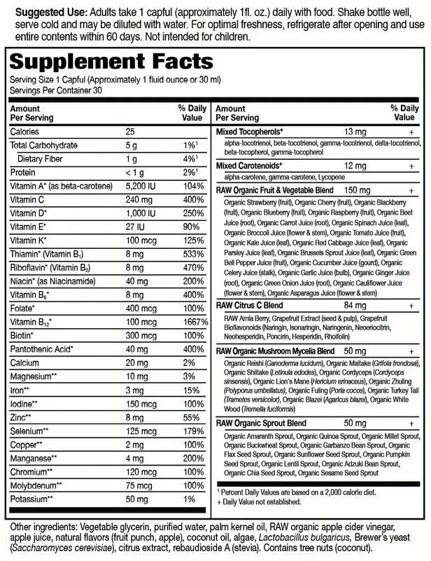 Fruit Punch Liquid 30 Oz U2936