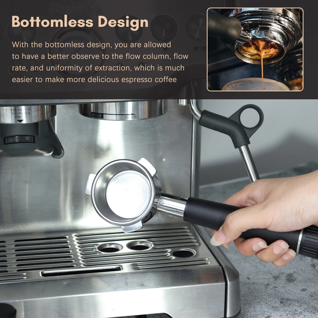Bottomless Portafilter 54mm with Stainless Steel Head Q54200