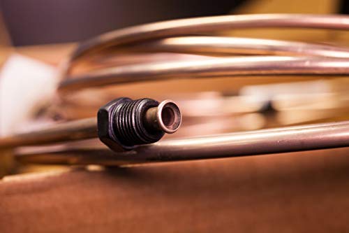 25 ft 1/4 Copper-Nickel Brake Line Tubing Coil and Fitting Kit B763514