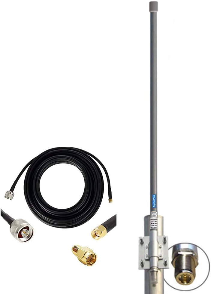 Helium Bobcat HNT Hotspot Lora LoT Antenna 868/915mhz 10dbi 35.4inch+32.8ft SMA/RP-SMA Cable F426