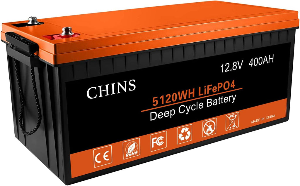 12V 400Ah LiFePO4 Lithium Battery with 250A BMS P58422