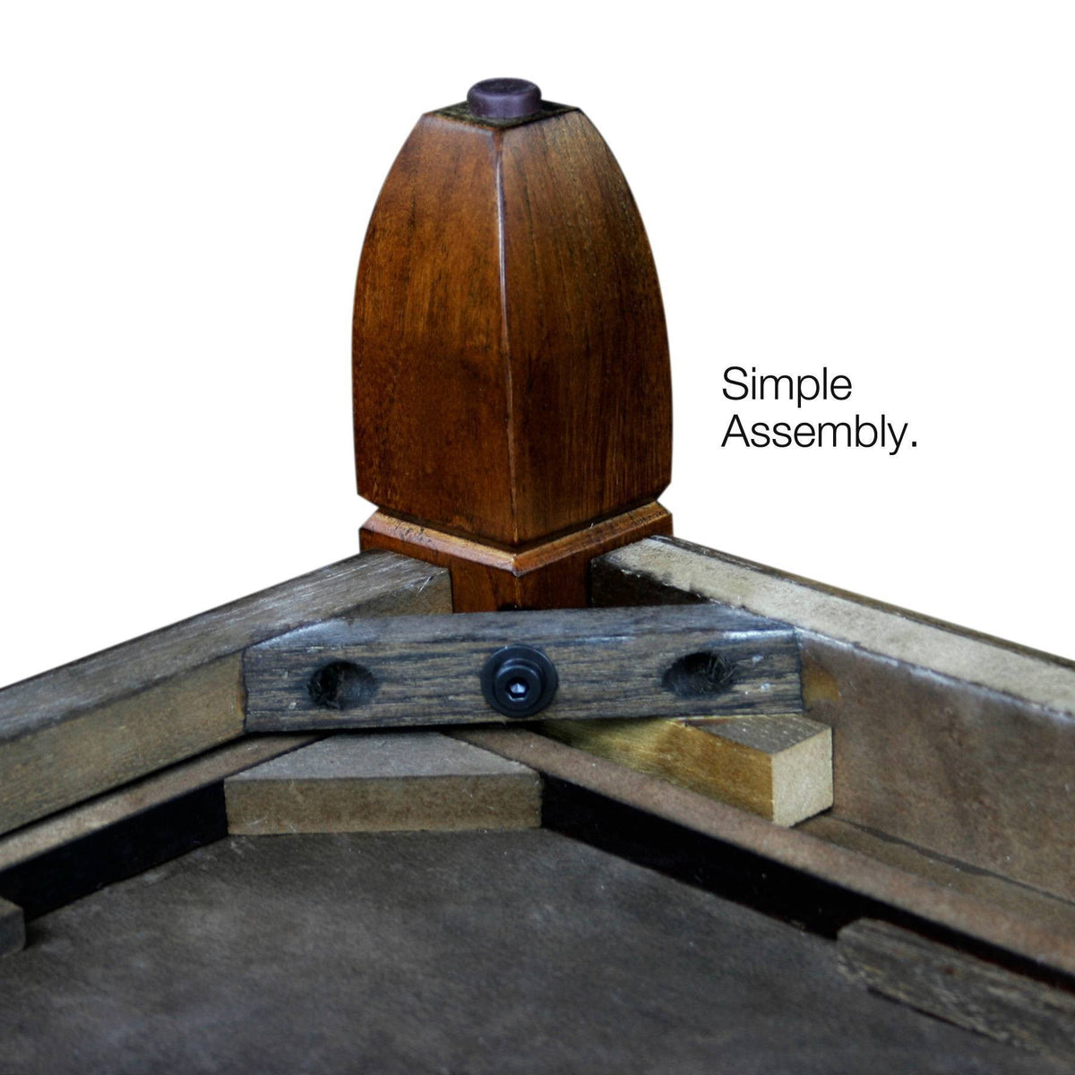 Rustic Oak End Table V11355