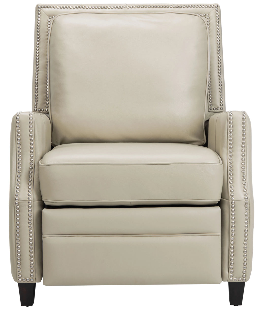 Cream Leather Recliner J2201
