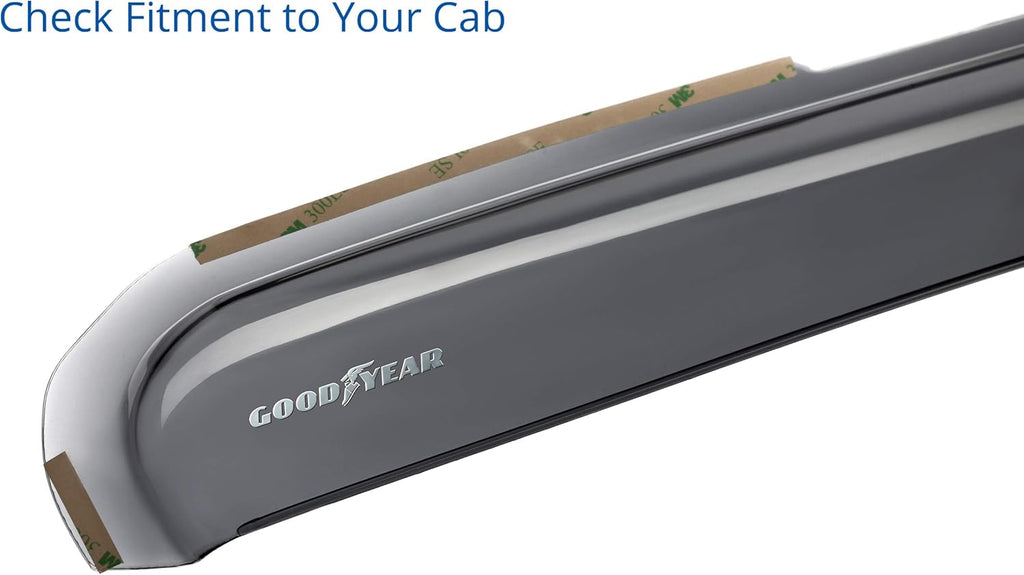Shatterproof in-Channel Window Deflectors for Trucks, 4 pcs B541