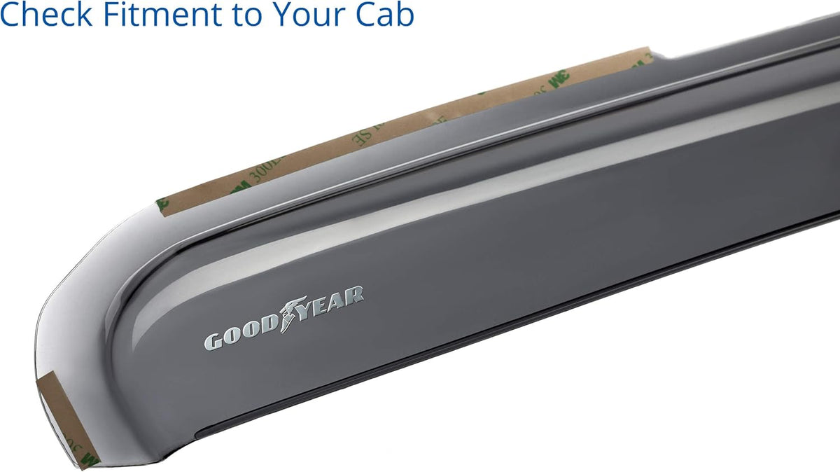 Shatterproof in-Channel Window Deflectors for Trucks, 4 pcs B541