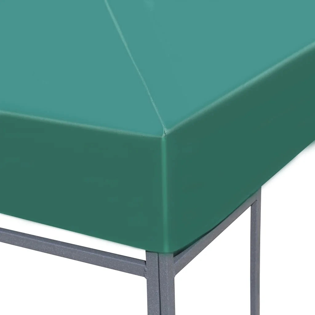 Green 10 x 10 ft Waterproof Gazebo Top Cover Canopy Replacement M8975