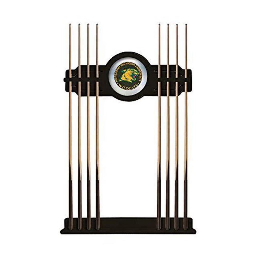 Solid Wood Cue Rack with Black Finish D76452