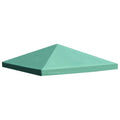 Green 10 x 10 ft Waterproof Gazebo Top Cover Canopy Replacement M8975