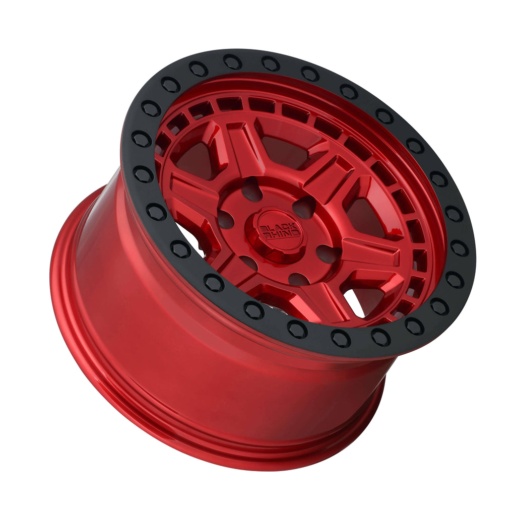Candy Red and Black Wheels L649