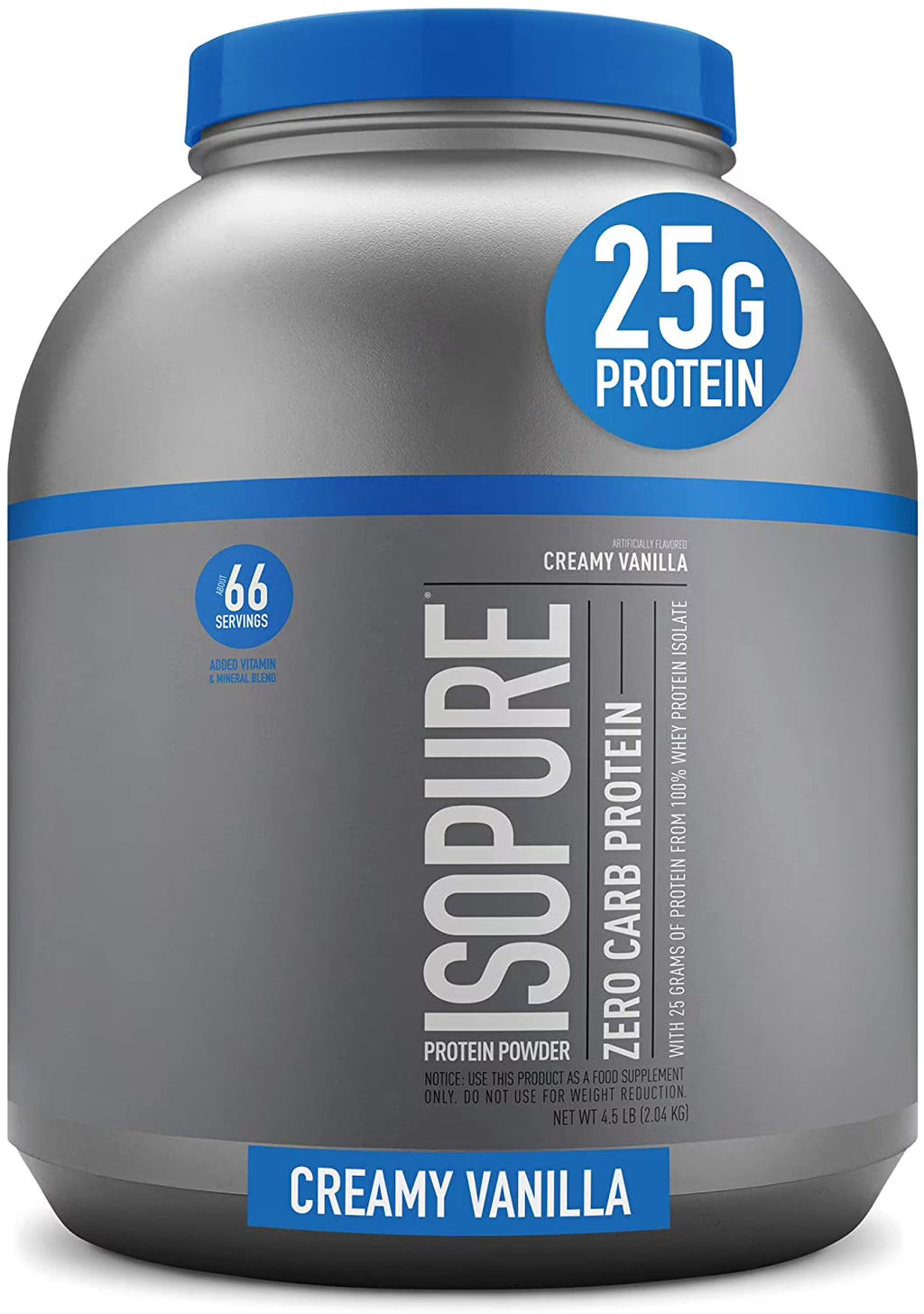 Creamy Vanilla Protein Powder, 4.5 lb A8004